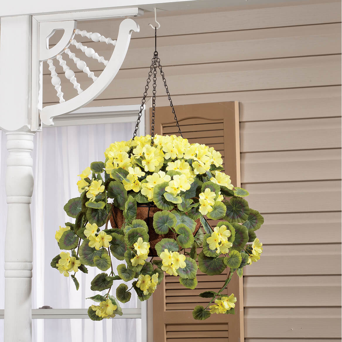 Fully Assembled Geranium Hanging Basket by OakRidge™