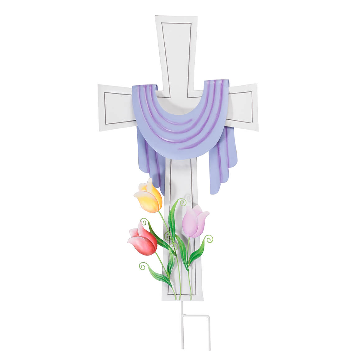 Metal Easter Cross Stake by Fox River Creations™365860