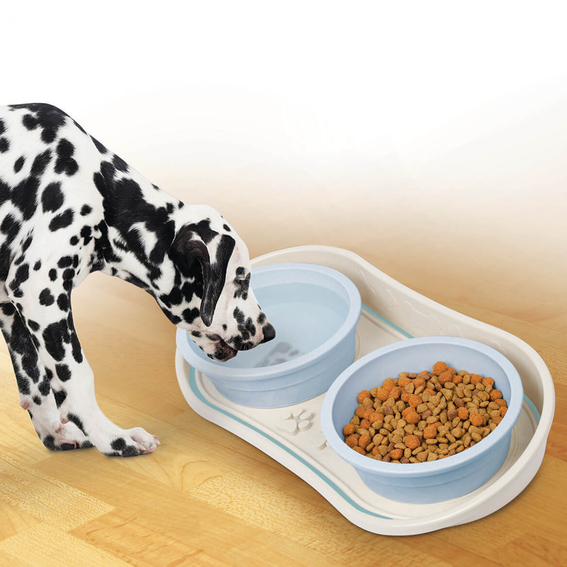 NonSkid Dog Bowl Tray