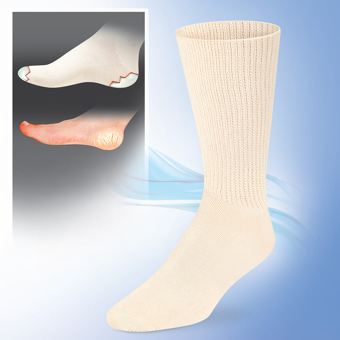 Diabetic Gel Socks