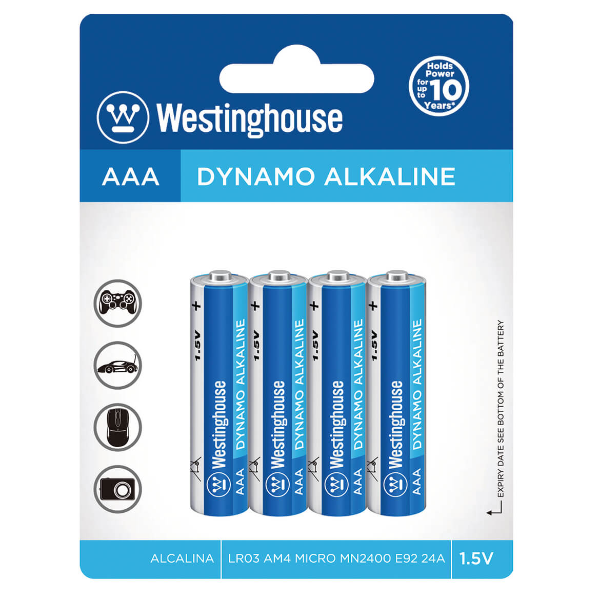 Westinghouse Batteries AAA S/4